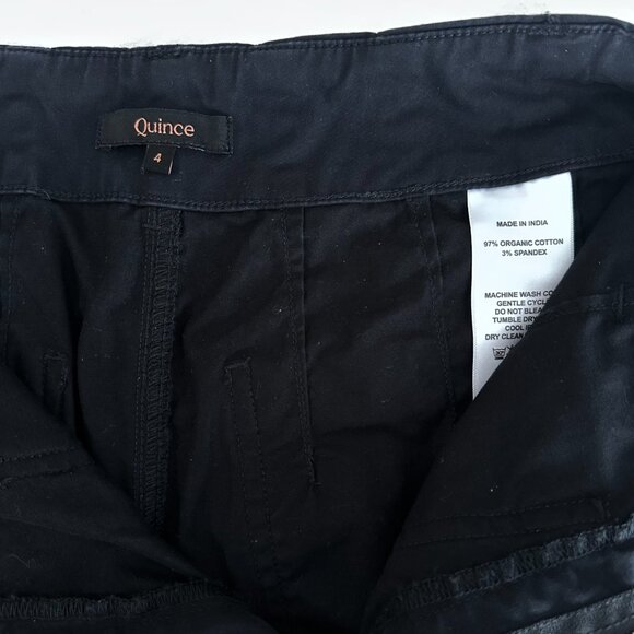 Quince High-Rise Cropped Chino Pants – Size 4 - Picture 5 of 9
